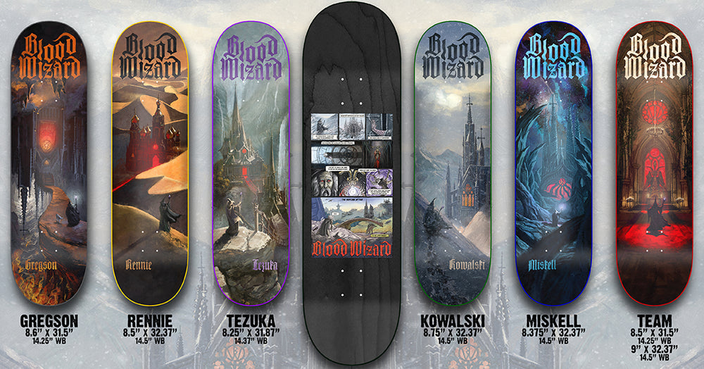 スケートボード Blood wizard Miskel 8.38 Blood wizard skateboard deck Miskel 8.38 inch unused item