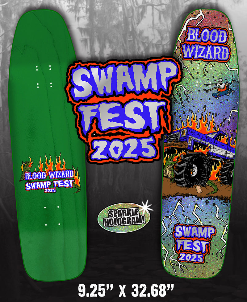 BLOOD WIZARD X SWAMPFEST 2025 9.25 shape